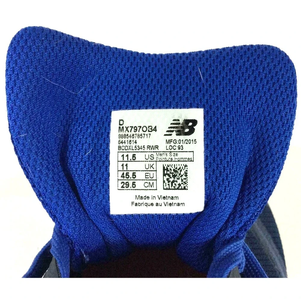 New Balance 797 - Men's Size 11.5(D) Dark Blue Running/Jogging Shoes- MX797OB4